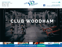 Tablet Screenshot of clubwoodham.co.uk